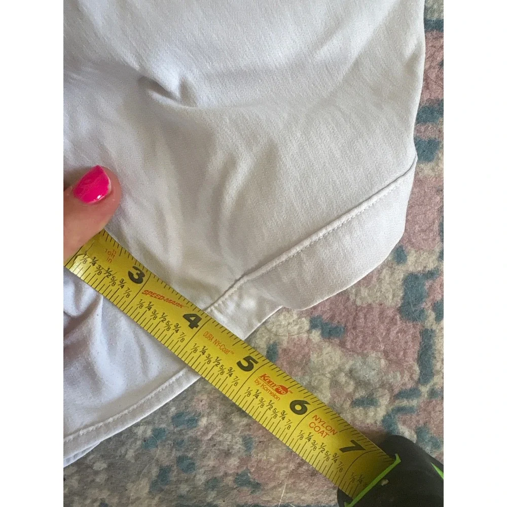 Lululemon Track That High-Rise‎ Lined Short White Athletic Running Shorts Size 6